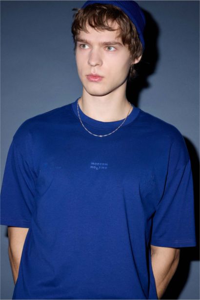 100% Cotton Boxy Fit Printed T-Shirt