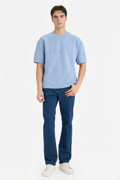 T-shirt ample respirant avec imprimé