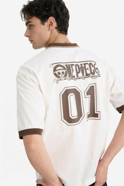 Loose Fit One Piece Polo Collar Short Sleeve T-Shirt