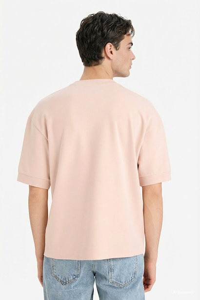 Pamuklu Nefes Alabilen Loose Fit Baskılı Tişört
