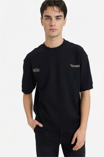 T-shirt ample respirant avec imprimé