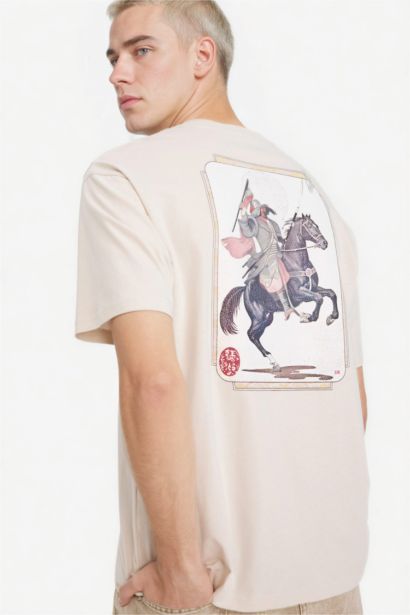 Boxy Fit Crew Neck Short Sleeve T-Shirt