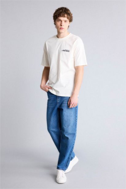 Ford Motor Company Boxy Fıt Baskılı Tişört