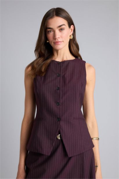 Fıtted Bisiklet Yaka Yelek