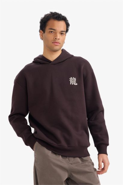 هودي اوفر سايز مطبوع