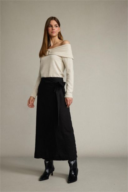 Relax Fit Linen Skirt