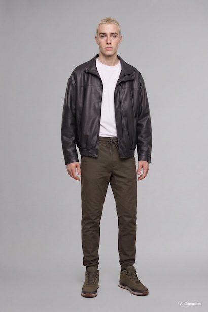 Regular Fit Long Trousers