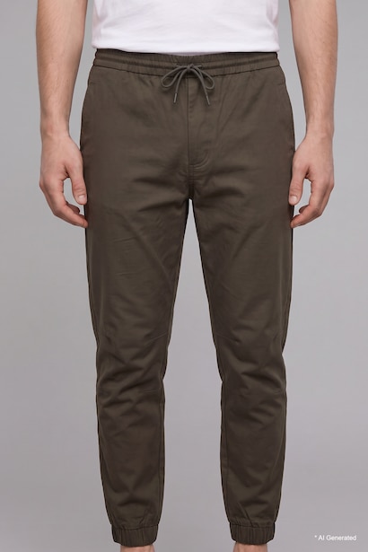 Regular Fit Long Trousers