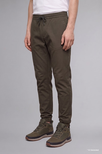 Regular Fit Long Trousers
