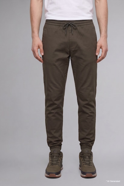 Regular Fit Long Trousers