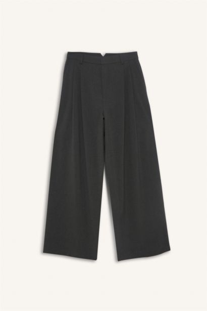Wide Leg Double Pocket Trousers