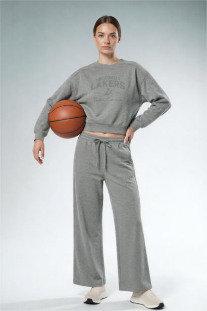 NBA Los Angeles Lakers Bisiklet Yaka Sweatshirt