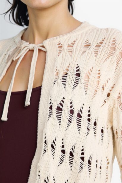 Slim Fit Crew Neck Cardigan