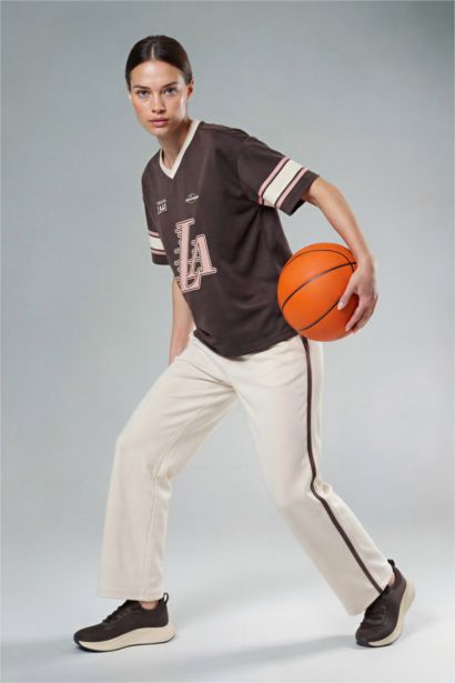 NBA Los Angeles Lakers Oversize Fit Tulle T-Shirt