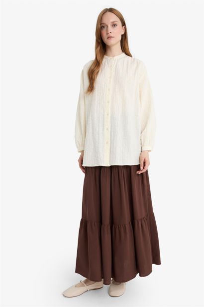 A Kesim Viskon Maxi Etek