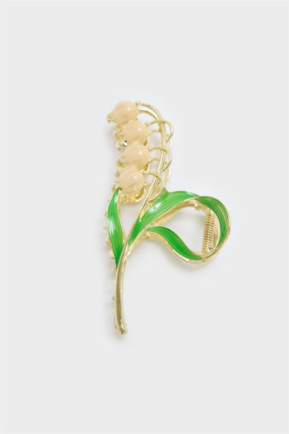 Pince à cheveux avec détail tulipe pour femme