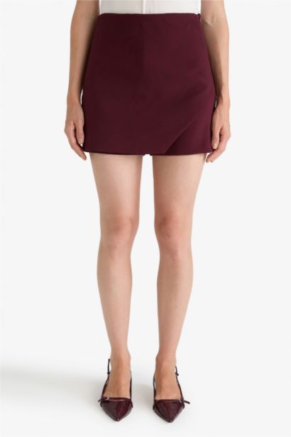 Yüksek Bel Şort Etek