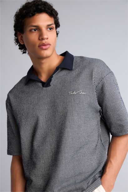 Boxy Fit Polo Tişört
