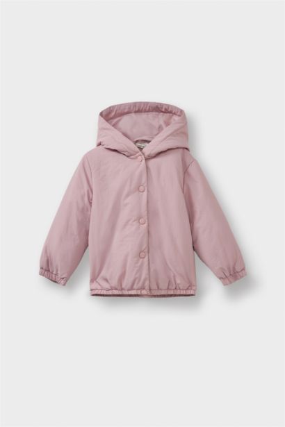 Baby Girl Hooded Waterproof Puffer Jacket