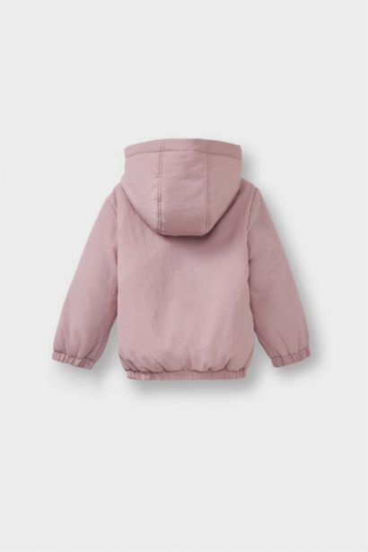 Baby Girl Hooded Waterproof Puffer Jacket