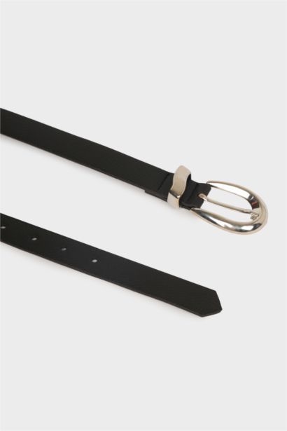 Kadın Suni Deri Jean Kemeri