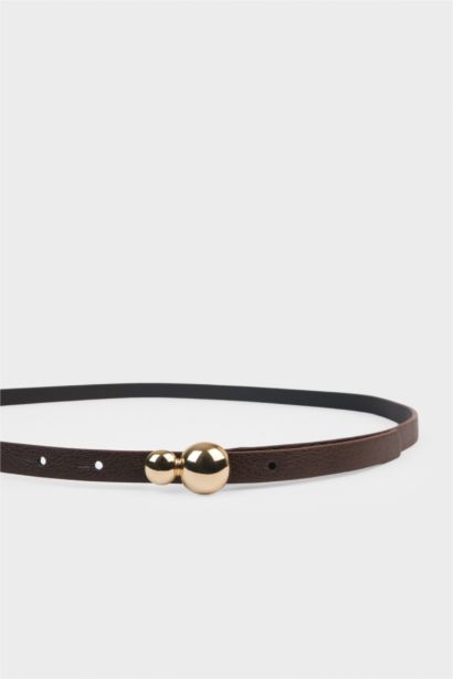 Kadın Suni Deri Elbise Kemeri