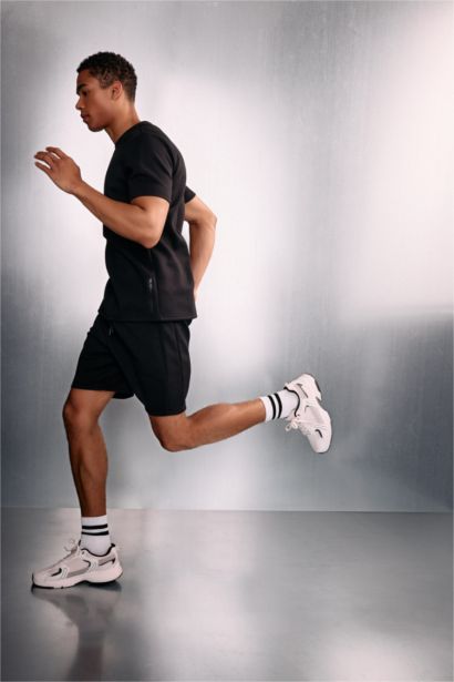 Standart Fit қысқа балақты модал спорттық шорт