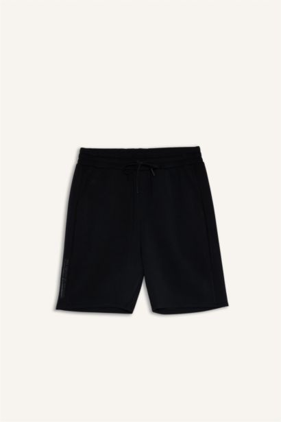 شورت كابري قصة عادية مطبوعة بساق قصير