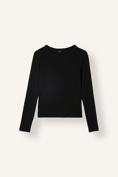Slim Fit Camisole Long Sleeve T-Shirt