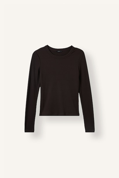 Slim Fit Camisole Long Sleeve T-Shirt
