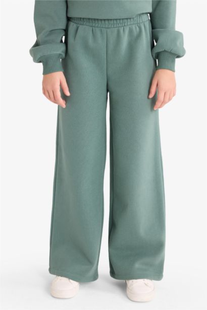 طقم بناتي سويت شيرت وبنطلون سويت بانتس - قطعتين