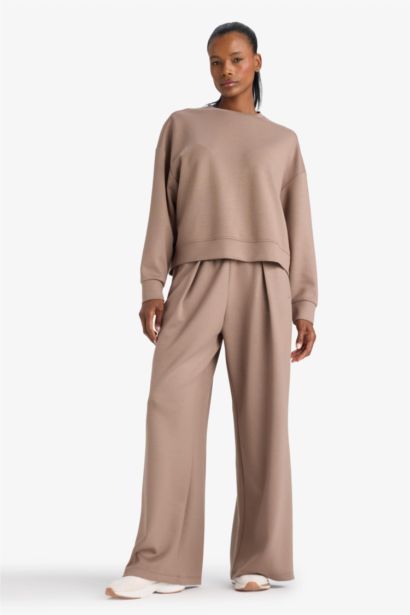 DeFactoFit Wide Leg Wide Leg modal Sport Trousers