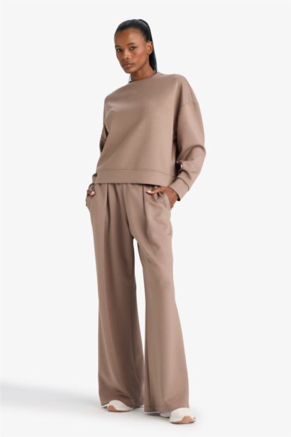 DeFactoFit Wide Leg Wide Leg modal Sport Trousers