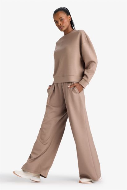 DeFactoFit Wide Leg Wide Leg modal Sport Trousers