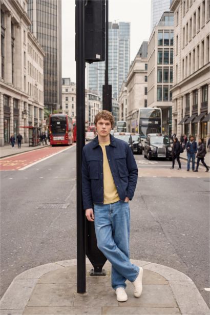 جاكيت وتر بروف قصة عادية بياقة بولو