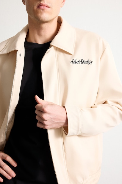 Oversize Fit Polo Neck Waterproof Jacket