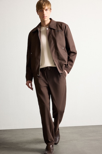Oversize Polo Collar Waterproof Jacket