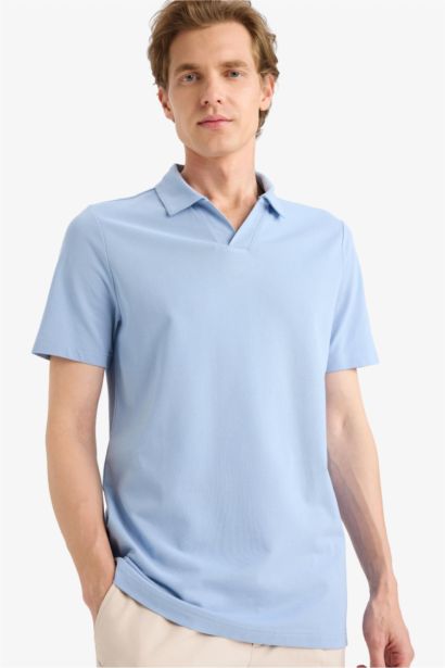 Regular Fit Short Sleeve Polo T-Shirt