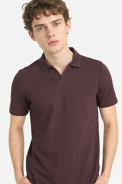 Regular Fit Short Sleeve Polo T-Shirt