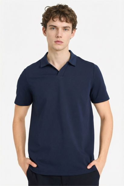 تيشيرت بولو نص كم قصة عادية