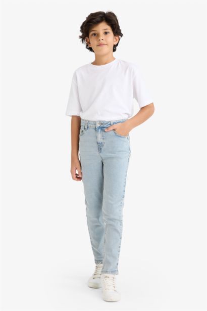 Jean droit Coupe slim pour garçon