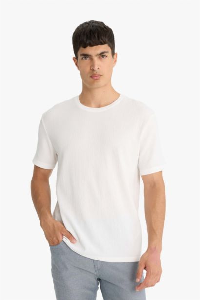 Regular Fit Crew Neck Short Sleeve T-Shirt