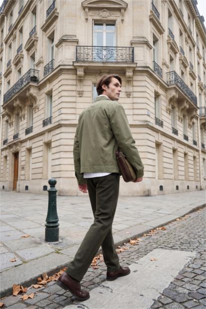 جاكيت دودون قصة عادية بياقة بولو