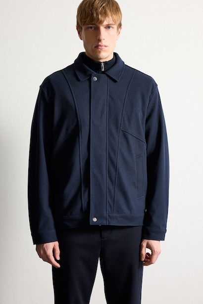 Regular Fıt Polo Yaka Mont