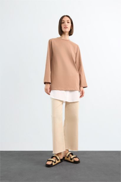 Relax Fit Poplin Skirt