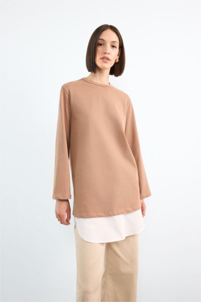 Relax Fit Poplin Skirt