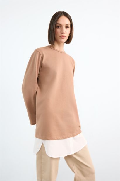 Relax Fit Poplin Skirt