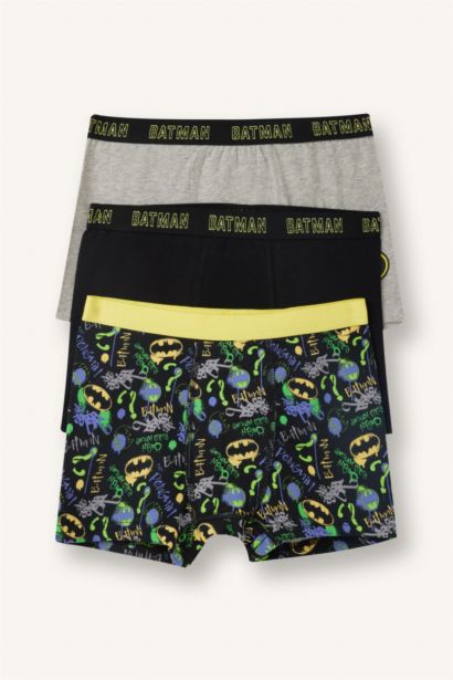 Batman 3'lü Boxer Erkek Çocuk