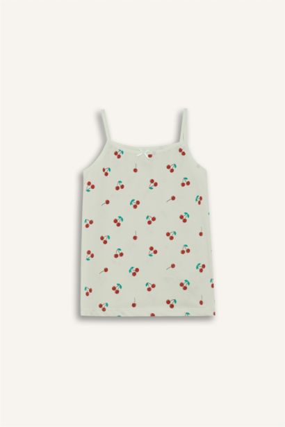 Girl 2 piece Regular Fit Fruit Print Tank Top