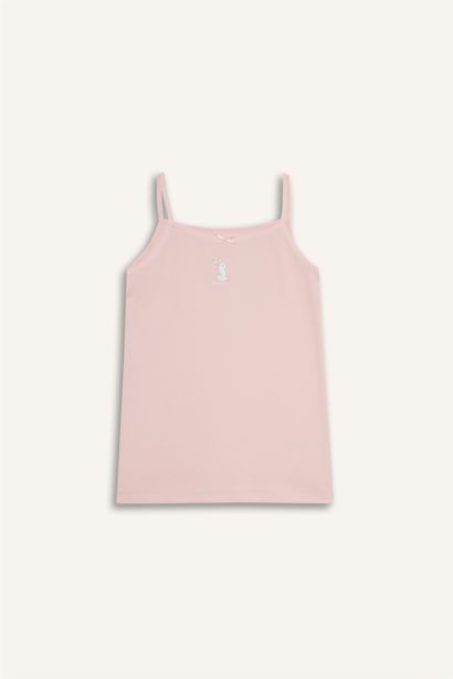 Girl Rabbit Print 2 Piece Undershirt Tank Top